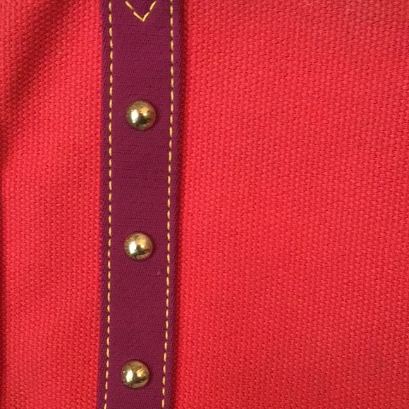 Red Louis Vuitton Cabas Antigua Bag - Picture 6 of 14